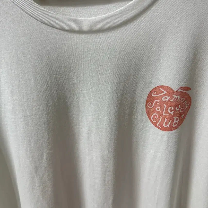 [BUNJANG] Hanro Roro Grapefruit Apricot Club T-Shirt Size 3 / 한로로 자몽살구클럽 티셔츠 3사이즈