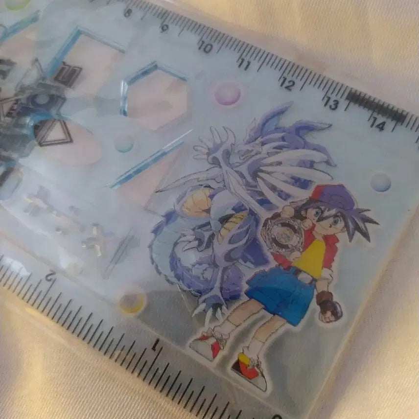 [BUNJANG] Beyblade Vintage Ruler / 탑블레이드 옛날 자 / 고전 만화 문구 빈티지 팬시 캐릭터 굿즈