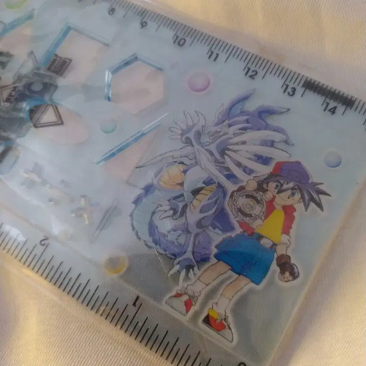 [BUNJANG] Beyblade Vintage Ruler / 탑블레이드 옛날 자 / 고전 만화 문구 빈티지 팬시 캐릭터 굿즈