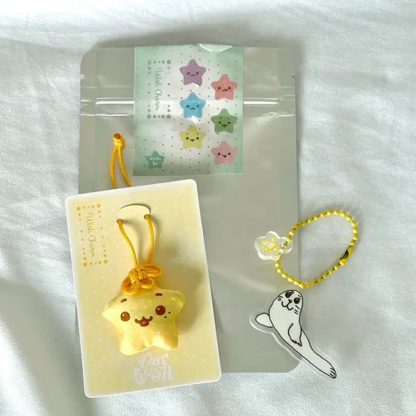 [BUNJANG] Wish Charms Omamori Ryo Ryun Ryun Wish Doll Wish Encore MD Summer Wish Acrylic Random Keyring Bundle Set / 위시참 료 오마모리 룐룐 위시돌 위시 앙콘엠디 썸머위시