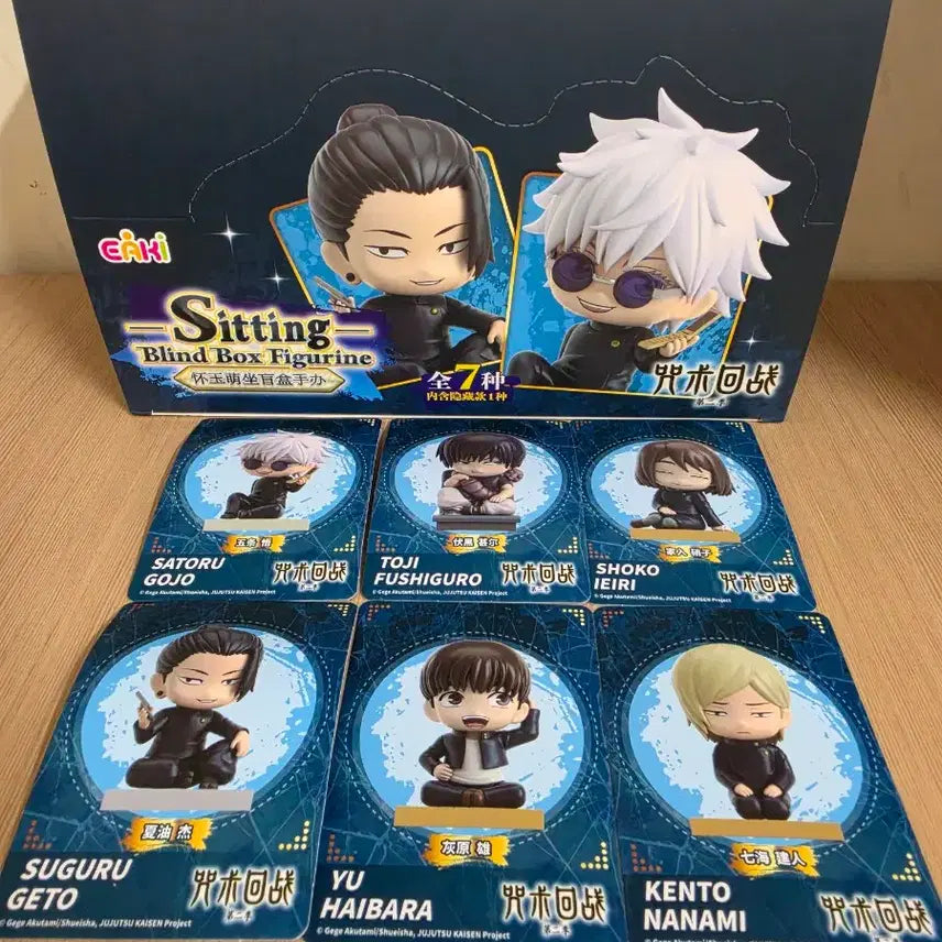 [BUNJANG] Jujutsu Kaisen EAKI Seating Figure 6-Piece Full Box Set / 주술회전 시팅 모두 앉아 피규어 EAKI 6종 풀박스 양도합니다.