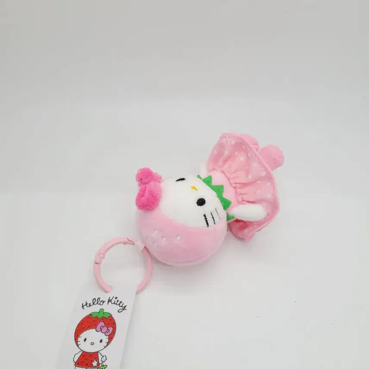 [BUNJANG] Hello Kitty Strawberry Version Plush Keychain Doll / 헬로키티 딸기 버전 봉제 키링 인형