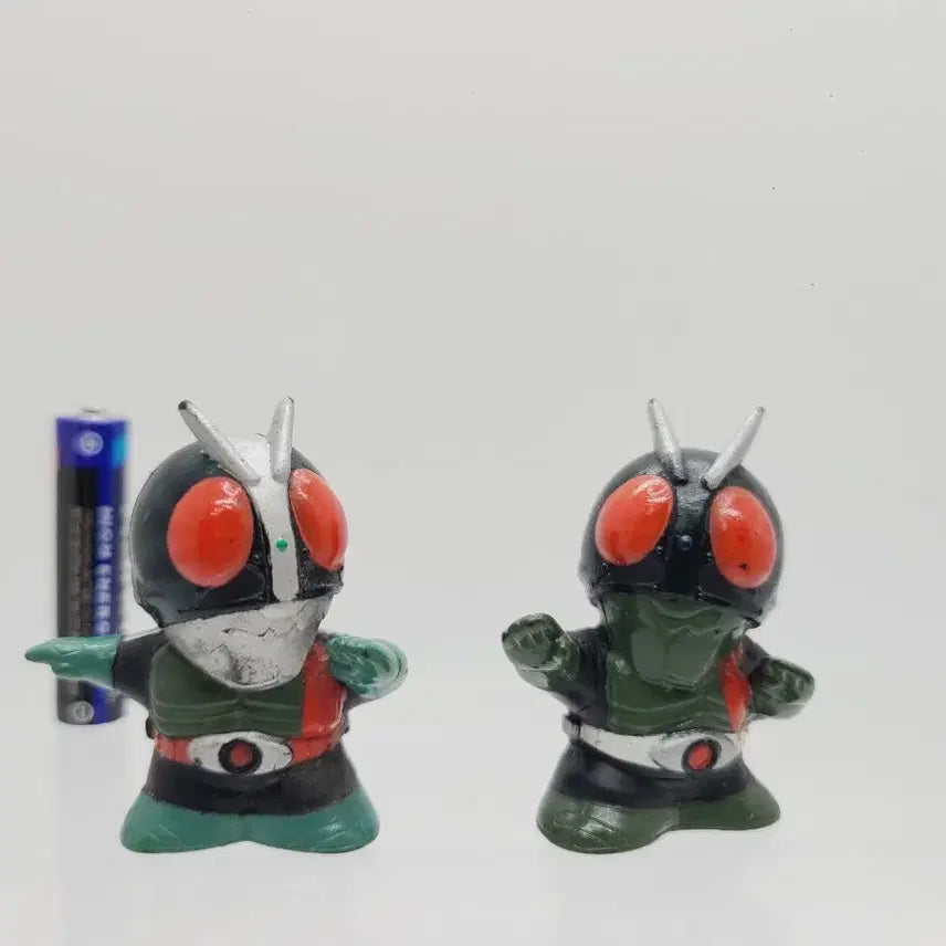 [BUNJANG] Bandai Kamen Rider 1/2 Ichigo &amp; Nigo Finger Puppet Set / 반다이 가면라이더 구1/2호 유비닝교 세트
