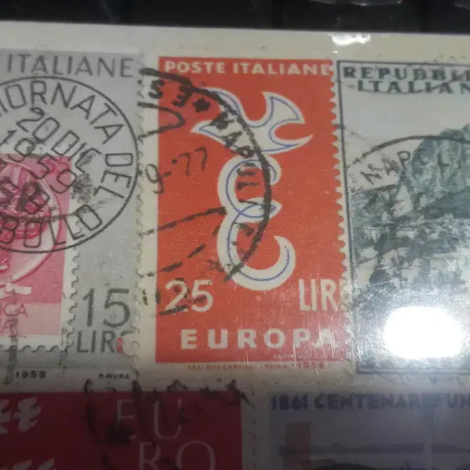 [BUNJANG] 1950-60s Italian Used Stamps Collection (19 pcs) / 1950-60 이탈리아 우표 모음