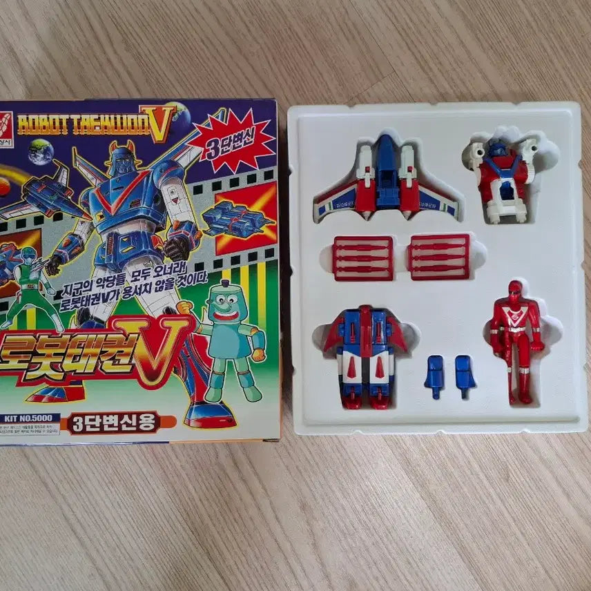 [BUNJANG] Eagle Toys Robot Taekwon V 3-Stage Transformation Kit / 이글상사 로봇 태권