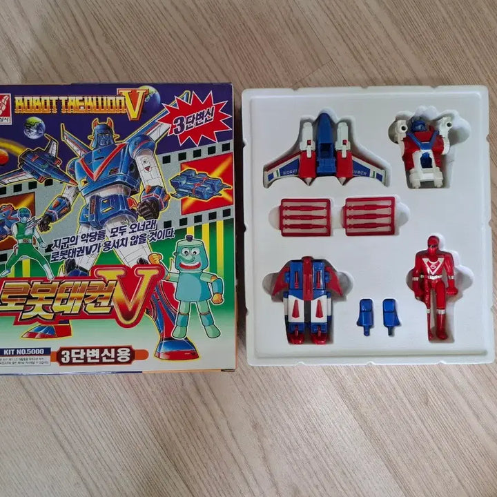 [BUNJANG] Eagle Toys Robot Taekwon V 3-Stage Transformation Kit / 이글상사 로봇 태권