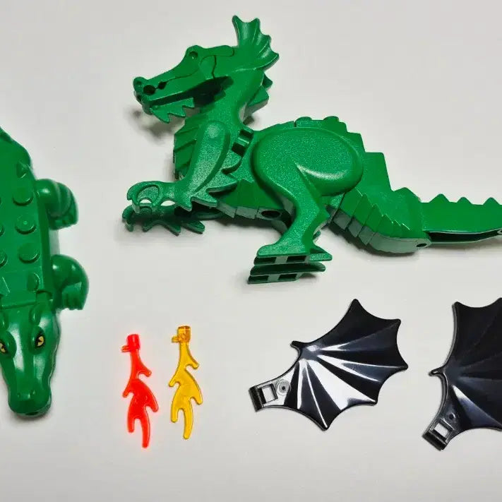 [BUNJANG] LEGO Old Dragon &amp; New Crocodile Set / 레고 올드 드래곤 &amp; 신규 악어