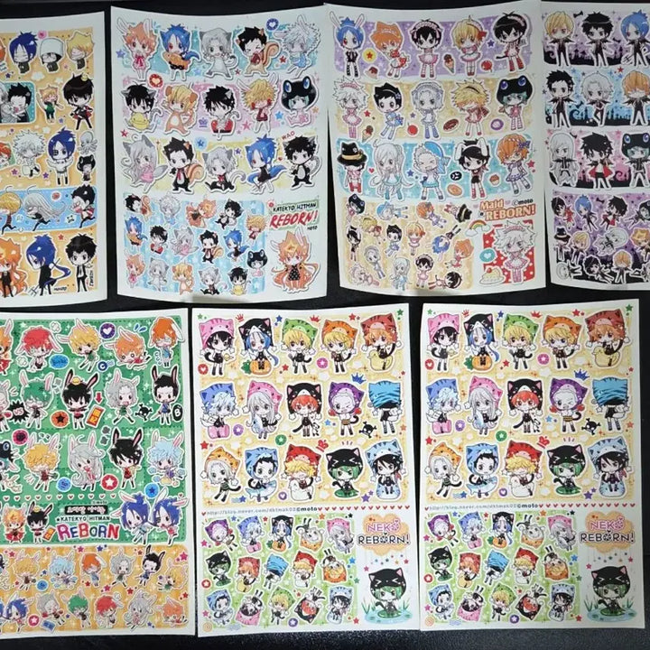 [BUNJANG] Reborn! Hitman Reborn! Anime Sticker Set (27 pcs) / 가정교사 히트맨 리본 가히리 스티커 27장 판매
