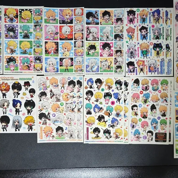 [BUNJANG] Reborn! Hitman Reborn! Anime Sticker Set (27 pcs) / 가정교사 히트맨 리본 가히리 스티커 27장 판매
