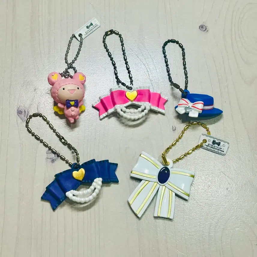 [BUNJANG] Pripara Kumma Bear Accessory Gacha Keyring Bundle Set / 프리파라 쿠마 곰탱이 액세서리 피규어 가챠 키링 일괄