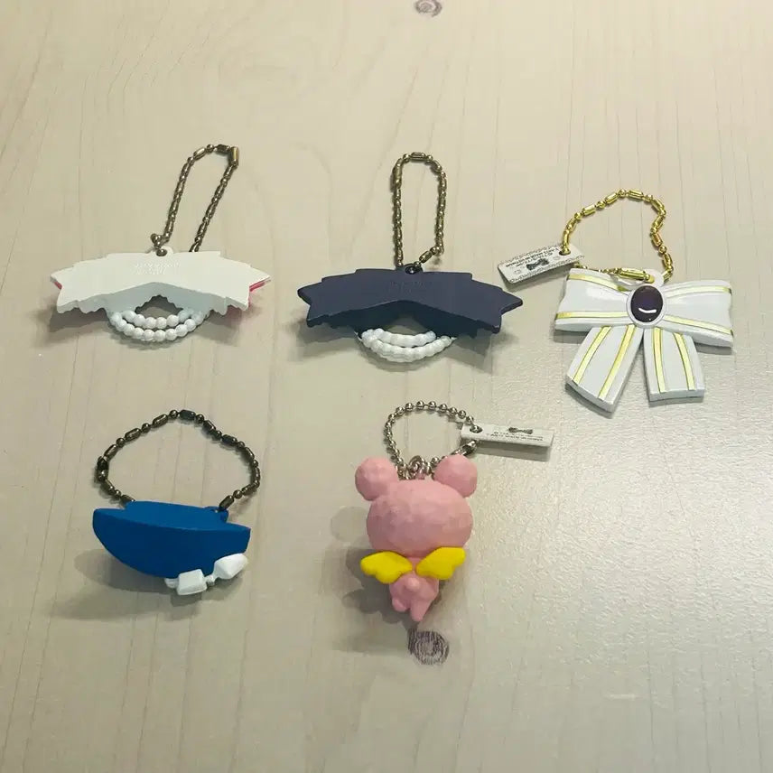 [BUNJANG] Pripara Kumma Bear Accessory Gacha Keyring Bundle Set / 프리파라 쿠마 곰탱이 액세서리 피규어 가챠 키링 일괄