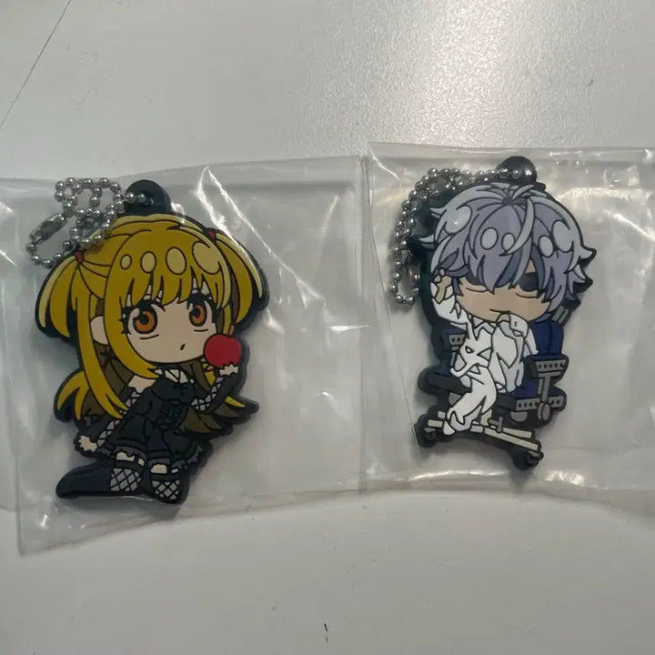 [BUNJANG] Death Note Rubber Keychain Misa Nami Bundle Set (Sealed) / 미개봉) 데스노트 러버 키링 미사 니아 일괄 판매