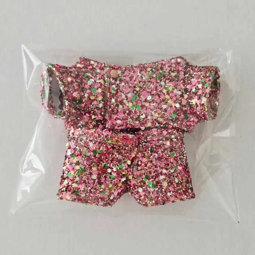 [BUNJANG] 10cm Doll Clothes Custom Order Glitter Outfit / 10cm 인형옷 반짝이옷 주문제작