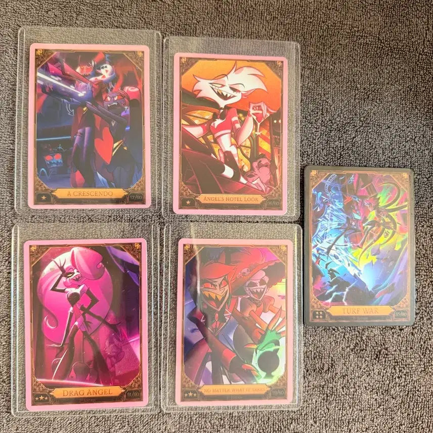 [BUNJANG] Hazbin Hotel Season 2 Trading Cards Bundle Set / 해즈빈 호텔 시즌2 트레카 5개 일괄 복스 알래스터 벨벳 발렌티노 로지