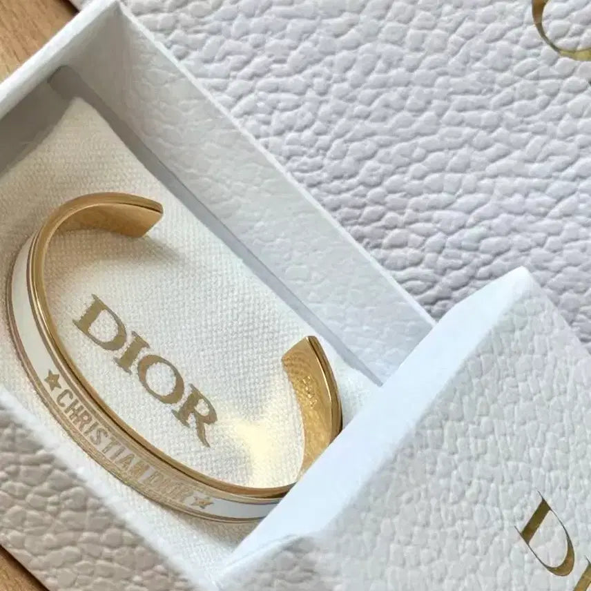 [BUNJANG] Dior Signature Logo Metal Bracelet / DIOR 디올 시그니처 로고 메탈 팔찌 여성 데일리 포인트 액세서리