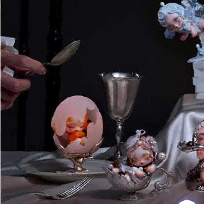 [BUNJANG] Pop Mart Skullpanda Banquet Prelude Series Egg Cup (Sealed) / 미개봉 정품) 팝마트 스컬판다 만찬의 서막 시리즈 달걀 컵