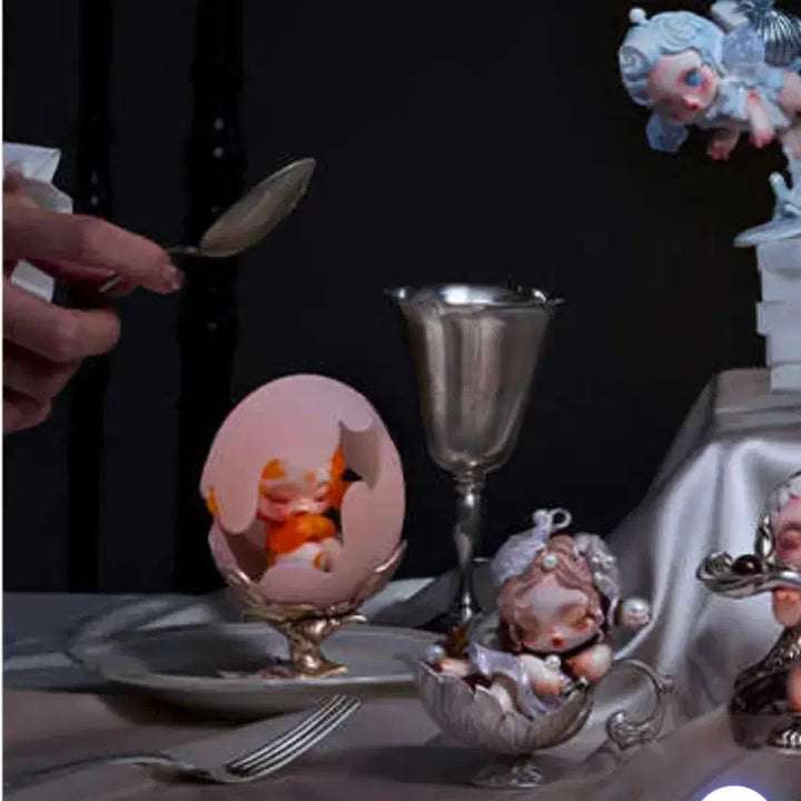 [BUNJANG] Pop Mart Skullpanda Banquet Prelude Series Egg Cup (Sealed) / 미개봉 정품) 팝마트 스컬판다 만찬의 서막 시리즈 달걀 컵