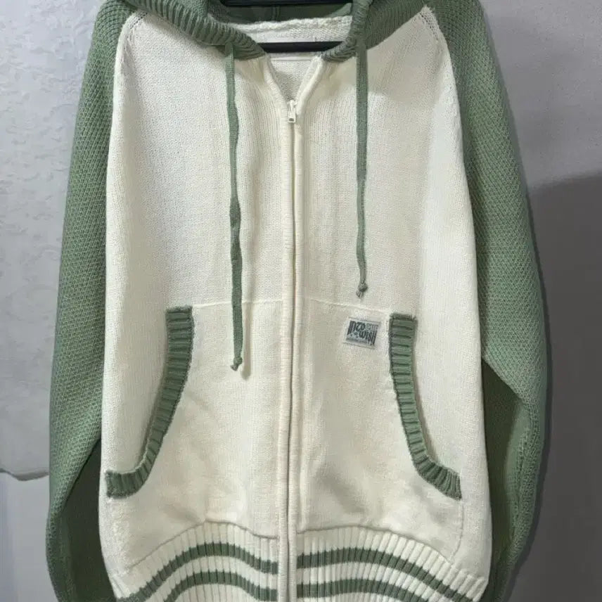 [BUNJANG] NCT WISH Concert Knit Hood Zip-up Regular Length / 엔시티위시 단콘 니트후드집업 일반기장 2번착용