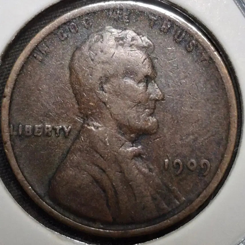 [BUNJANG] 1909 Lincoln Cent VDB Initials Coin - Die Chip Error / 링컨 기념 주화 1909년 VDB이니셜 주화. 다이 칲 에러