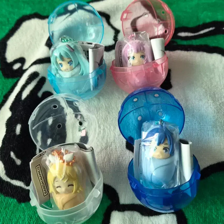 [BUNJANG] Vocaloid Podegi Gacha Set - Hatsune Miku, Kagamine Rin, Megurine Luka, KAITO / 보컬로이드 포대기 가챠 미쿠 린 루카 카이토 일괄