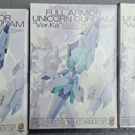 [BUNJANG] MG Unicorn Ver. Ka with Full Armor Unit x3 / 택포) MG 유니콘 버카 및 풀아머 유닛3EA
