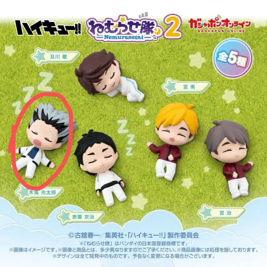 [BUNJANG] Haikyuu!! Nemurase Tai Vol. 2 Kotaro Bokuto (Sealed) / 하이큐 네무라세타이 2탄 보쿠토 코타로 미개봉