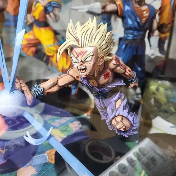 [BUNJANG] Dragon Ball GX Materia Super Saiyan 2 Son Gohan 2D Repaint Figure / 드래곤볼 피규어 gx 마테리아 초사이어인2 손오반 2d 리페인트