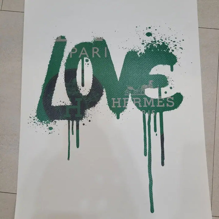 [BUNJANG] DEATH NYC Hermes LOVE Pop Art Print (2024) - Limited Edition 25/100 / 100장한정 DEATH NYC 팝아트 판화 - 에르메스 LOVE