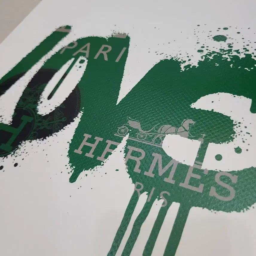 [BUNJANG] DEATH NYC Hermes LOVE Pop Art Print (2024) - Limited Edition 25/100 / 100장한정 DEATH NYC 팝아트 판화 - 에르메스 LOVE
