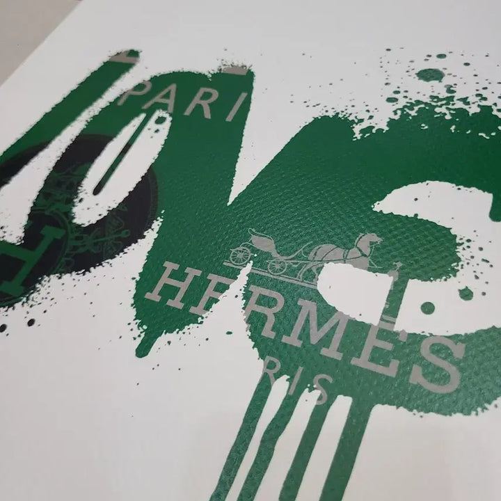 [BUNJANG] DEATH NYC Hermes LOVE Pop Art Print (2024) - Limited Edition 25/100 / 100장한정 DEATH NYC 팝아트 판화 - 에르메스 LOVE