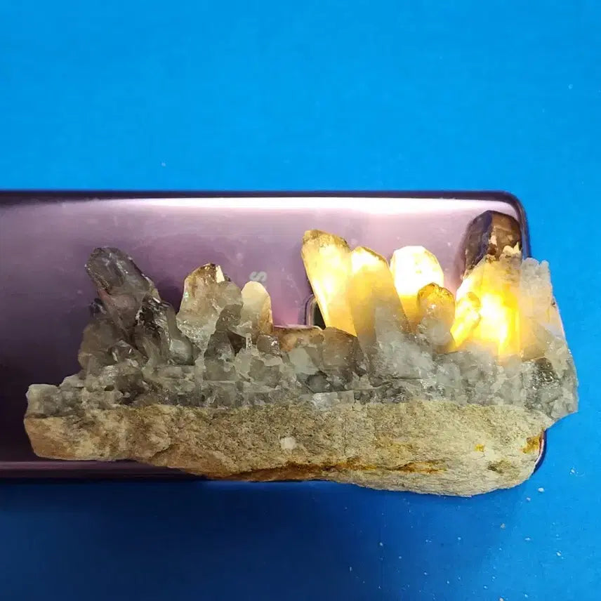 [BUNJANG] Natural Crystal Smoky Quartz Cluster Raw Stone / 천연크리스탈 스모키 쿼츠  클러스터 원시 원석