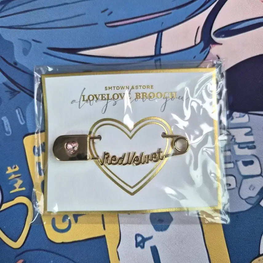 [BUNJANG] Red Velvet Love Love Brooch / 레드벨벳 러브러브 브러치