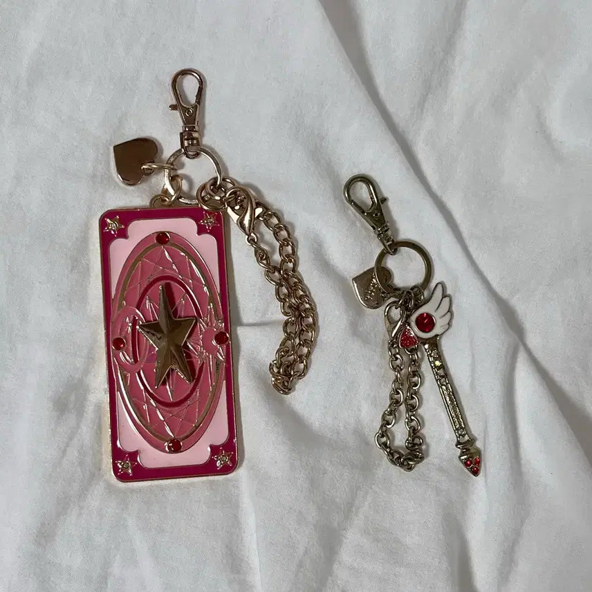 [BUNJANG] Cardcaptor Sakura Cherry Chicken Drumstick Keychain Bundle Set / 일괄)카드캡터 사쿠라 체리 닭봉 키링