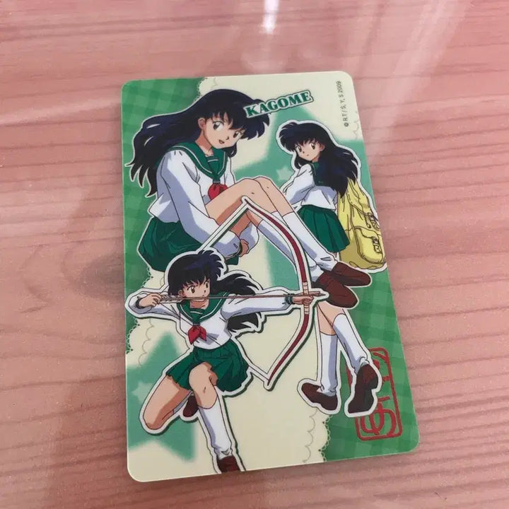 [BUNJANG] Inuyasha Omakes Pop-up Cafe Kagome Higurashi Photocard / 이누야샤 오마케 팝업 카페 포토카드 유가영 카고메