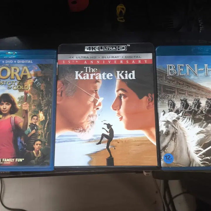 [BUNJANG] The Road to El Dorado, The Karate Kid 4K, Ben-Hur Blu-ray Bundle / 도라와 황금 도시 블루레이 / 4K 더 카라테 키드 / 벤허 블루레이
