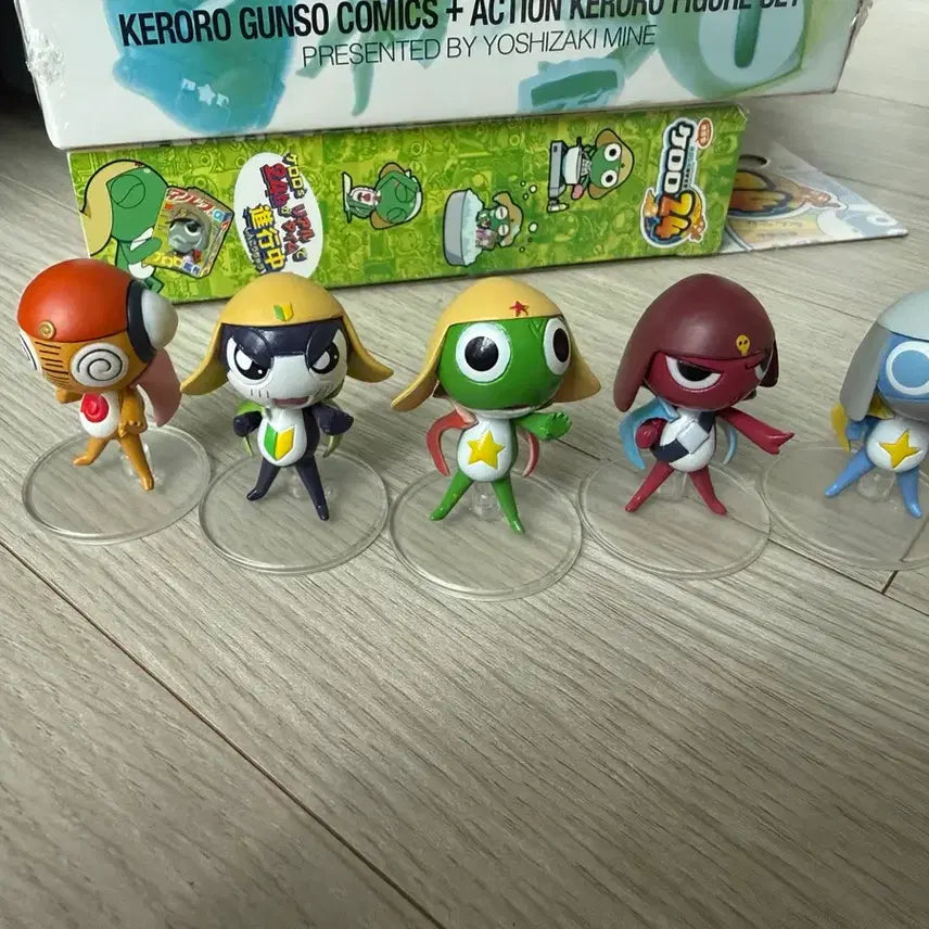 [BUNJANG] Keroro Platoon Full Set Figures / 케로로 캬라셀 케로로 소대 풀셋