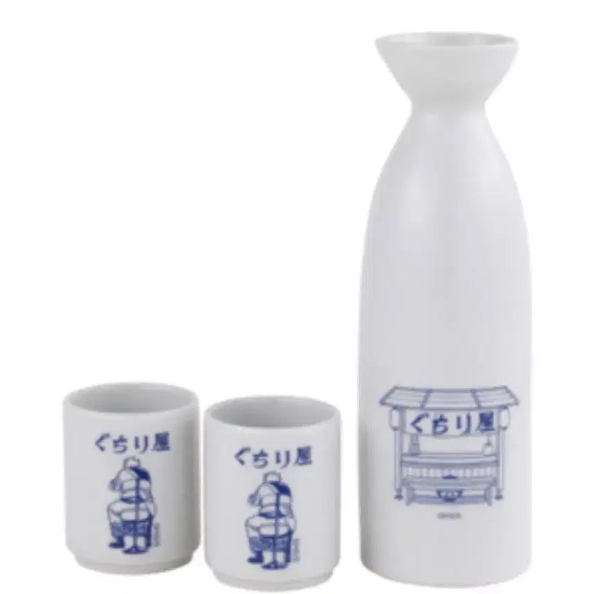 [BUNJANG] Gintama Gintoki Tokkuri Sake Cup Set / 은혼전 도쿠리 돗쿠리 술잔 세트 긴토키 미개봉 새상품