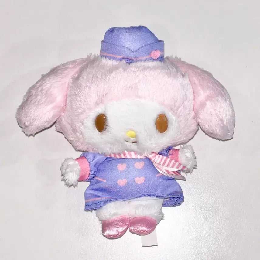 [BUNJANG] Sanrio My Melody Flight Attendant Cosmeto Mascot / 산리오 마이멜로디 승무원 코스메로 마스코트