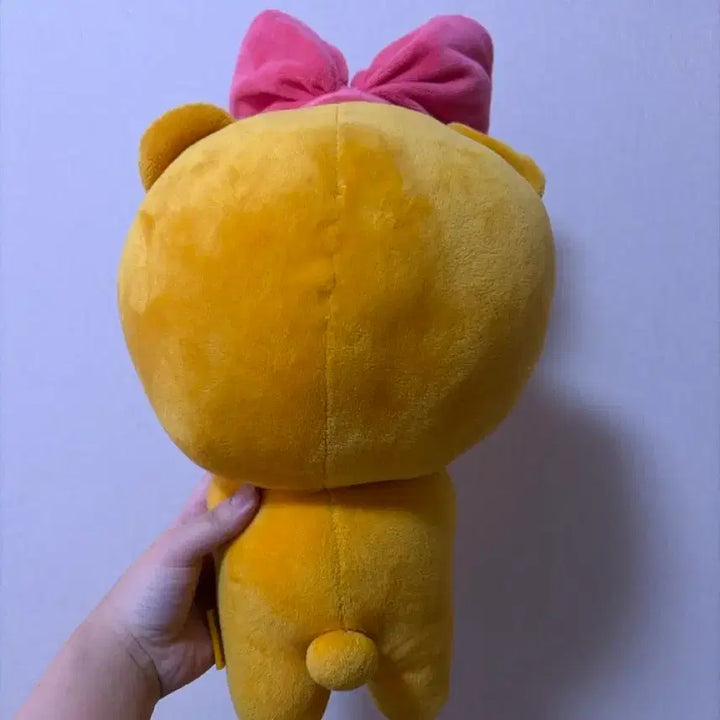 [BUNJANG] Kakao Friends Ryan Pink Headband Plush Doll / 카카오프렌즈 라이언 핑크 헤어밴드 인형