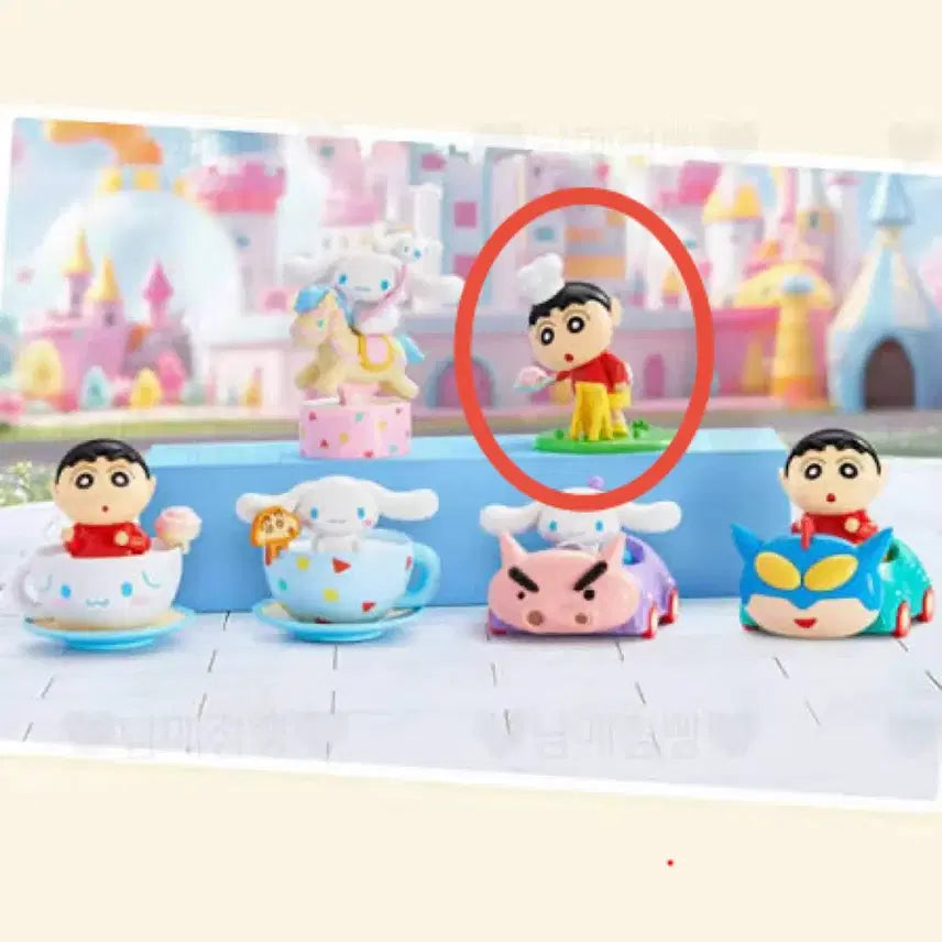[BUNJANG] TopToy Crayon Shin-chan x Cinnamoroll Figure / 탑토이 짱구 시나모롤 피규어
