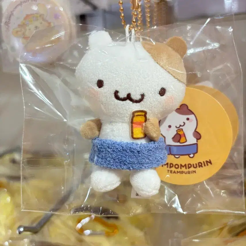 [BUNJANG] Pompompurin Muffin Plush Charm (New) / 새상품)일본 팝업 폼폼푸린 머핀 인형키링