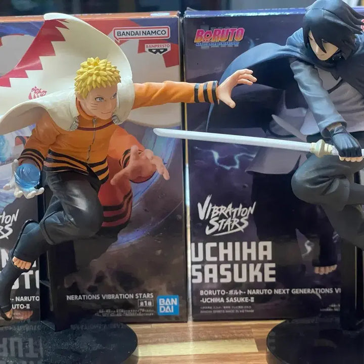 [BUNJANG] Bandai Naruto Uzumaki &amp; Sasuke Uchiha VIBRATION STARS Figure Set / 보루토 우즈마키 나루토 / 우치하 사스케 피규어 세트