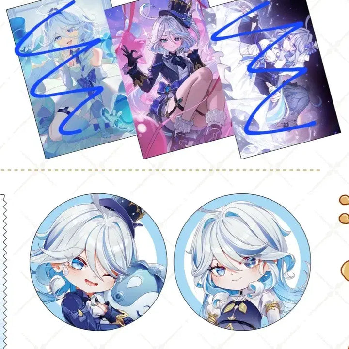 [BUNJANG] Genshin Impact Furina Birthday Cafe Special Lucky Draw / 원신 푸리나 생일카페 스페셜 럭드 양도 판매
