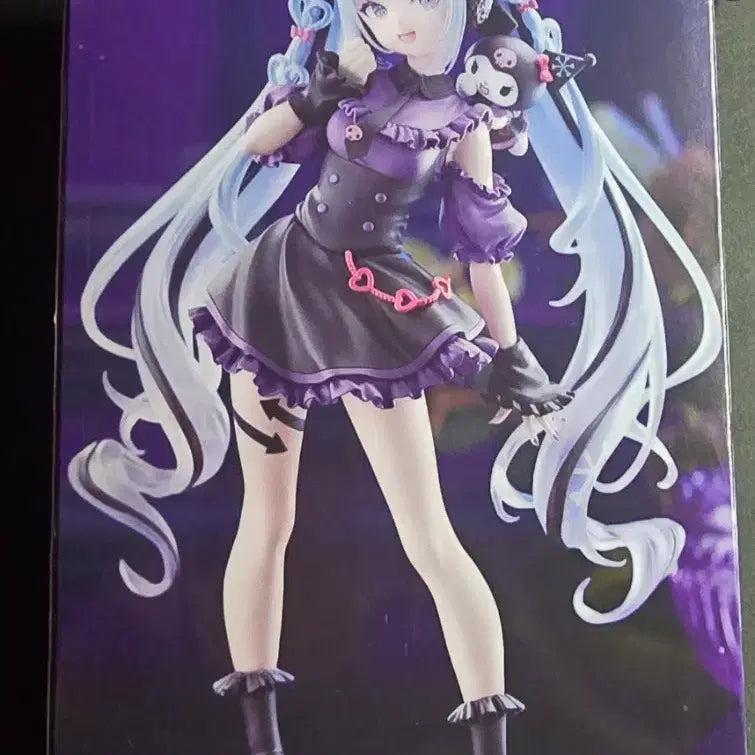 [BUNJANG] Hatsune Miku Snow Miku x Kuromi Collaboration Figure / 하츠네 미쿠 스노우 유키미쿠 쿠로미 콜라보 피규어 판매합니다