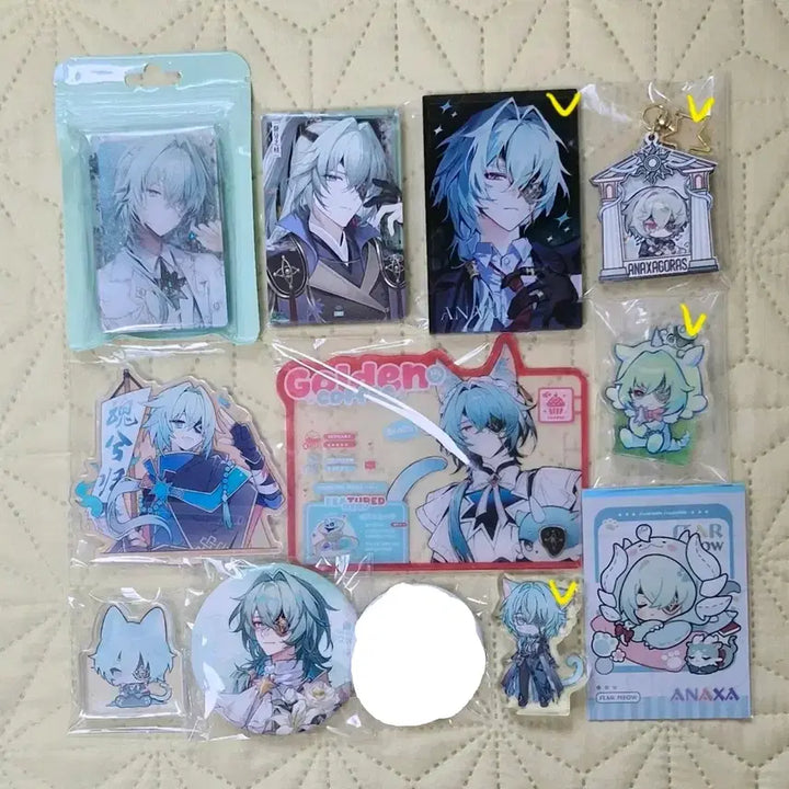 [BUNJANG] Honkai: Star Rail Anh Xia Similar Corotta Goods Bundle Set / 붕괴 스타레일 말슈붕 아낙사 유사코롯타 ㅌㅇ님 포함 굿즈 일괄 양도