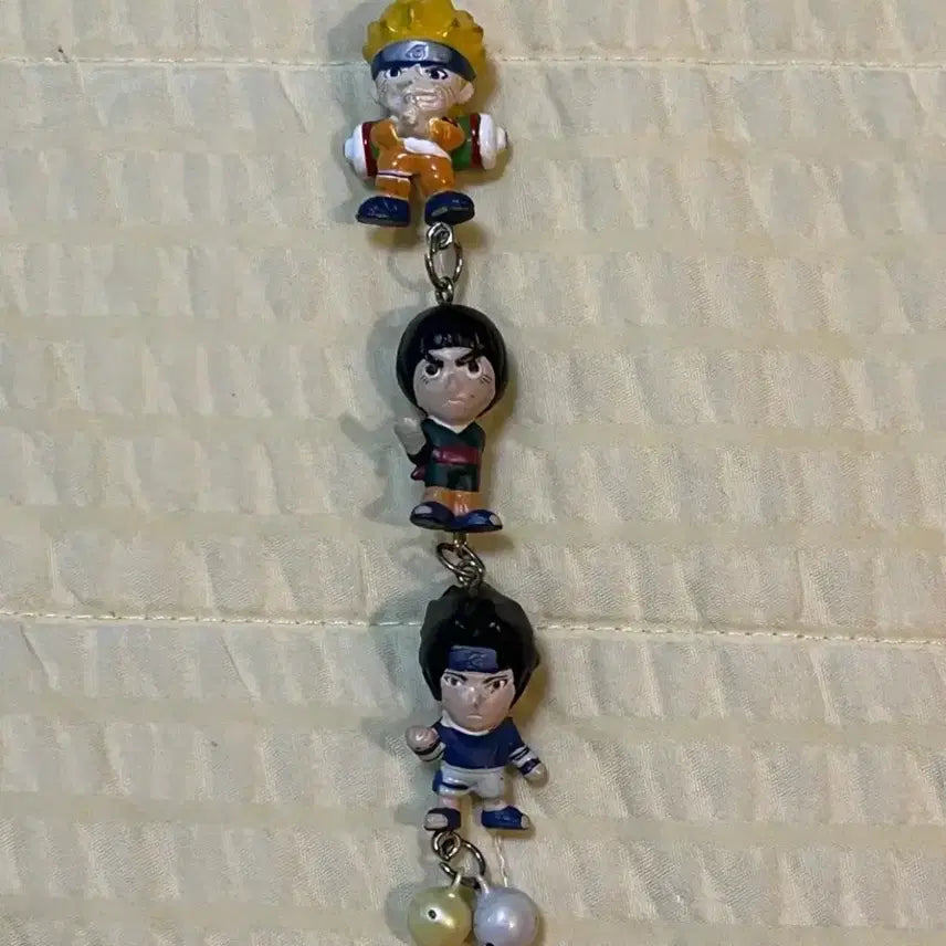 [BUNJANG] Naruto Rock Lee, Sasuke Classic Figure Keychains Bundle Set / 일괄) 나루토 록리 사스케 고전 피규어 키링