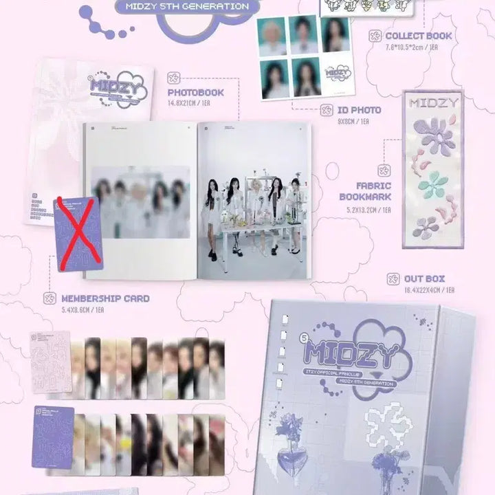 [BUNJANG] ITZY 5th Membership Kit / ITZY 있지 5기 팬클럽 멤버쉽 키트 membership kit