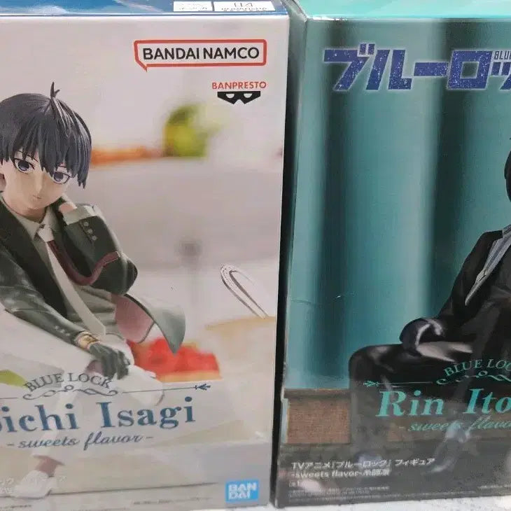 [BUNJANG] Blue Lock Bundle Rin Itoshi &amp; Yoichi Isagi Sweets Flavor Figure / 블루록 일괄 린 이사기 sweets flavor 스위츠 피규어