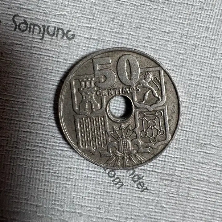 [BUNJANG] Spain 1949 50 Centimos Coin / 스페인 1949년 50 센타모 주화