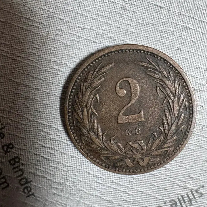 [BUNJANG] 1905 Hungary 2 Filler Coin / 1905년 헝가리 2 필러 주화